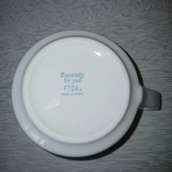 Vintage FTDA 1980s Especially For You! Pastel Floral Pitcher Vase Made In Japan - Picture 5 of 6